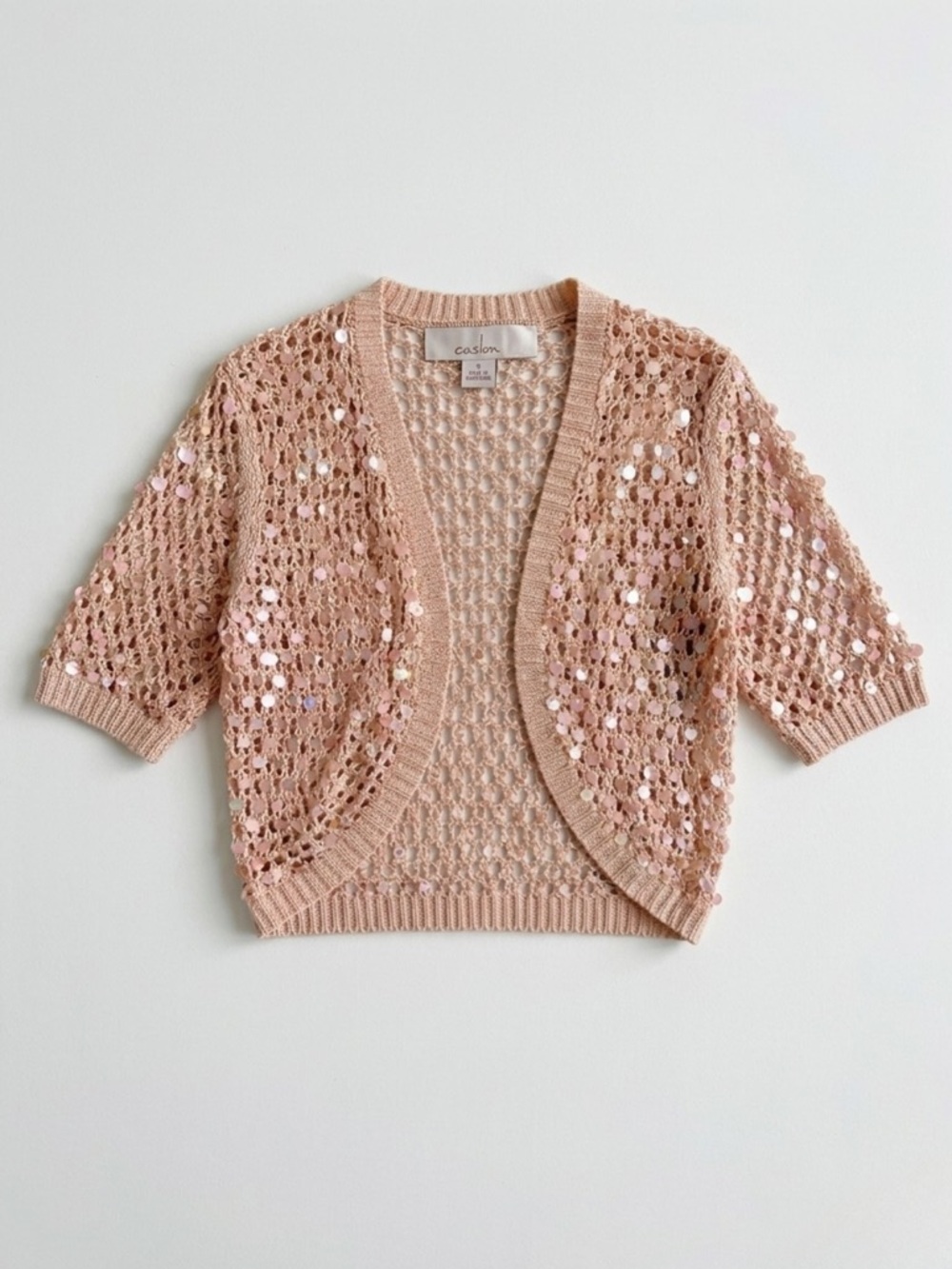 Caslon Gold Sequin‎ Shrug